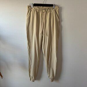 Lululemon Keep Moving Jogger in tan/yellow